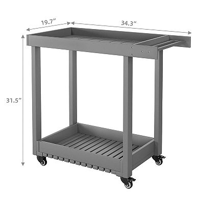 ANIXOL Heavy Duty Rolling Utility Cart