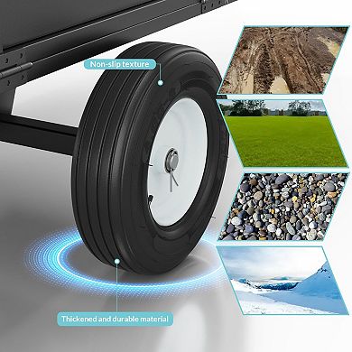 ANIXOL Utility Dump Garden Trailer