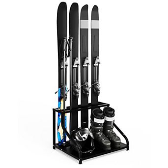 ANIXOL Freestanding Steel Ski Storage Rack