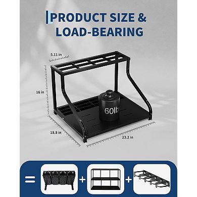 ANIXOL Freestanding Steel Ski Storage Rack