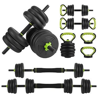 ANIXOL Adjustable Dumbbell Kettlebell Set
