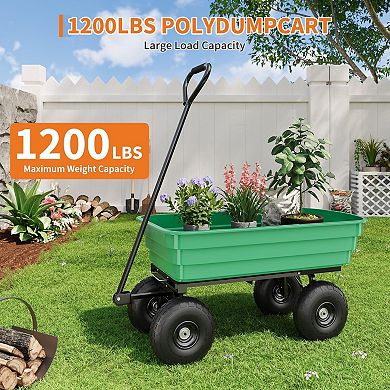 ANIXOL Heavy Duty Garden Dump Cart
