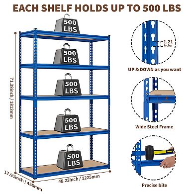 ANIXOL Metal Garage Storage Rack