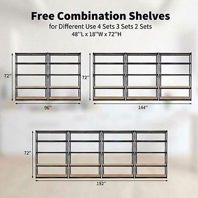 ANIXOL Metal Garage Storage Rack