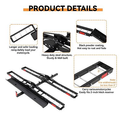 ANIXOL Dual Motorcycle Hitch Carrier