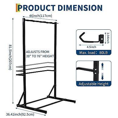 ANIXOL Freestanding Bike Storage Rack
