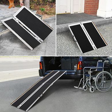 ANIXOL Portable Aluminum Wheelchair Ramp