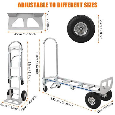 ANIXOL 2-in-1 Folding Hand Truck Dolly