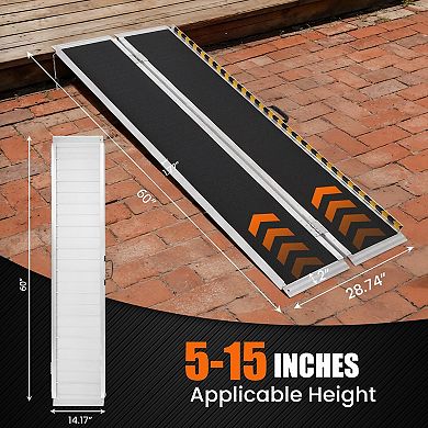 ANIXOL Portable Folding Wheelchair Ramp