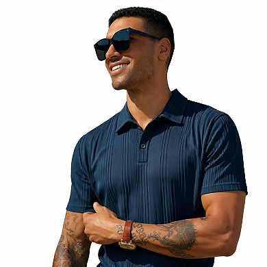 Men's Knit Polo Shirt for Golf
