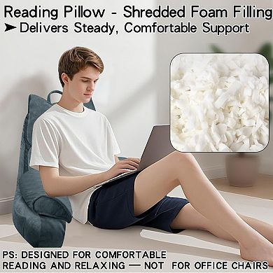 Reading Pillow High Armrests Shredded Memory Foam Bed Floor Lounge