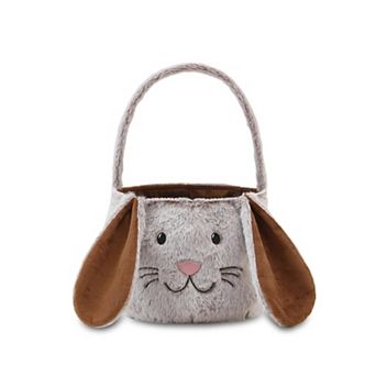 Easter Bunny Basket Rabbit Ear Bucket Bag Egg Candy Gift Holder