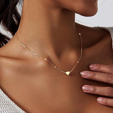 Dainty Heart Pendant Necklace