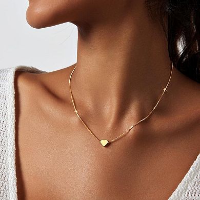 Dainty Heart Pendant Necklace