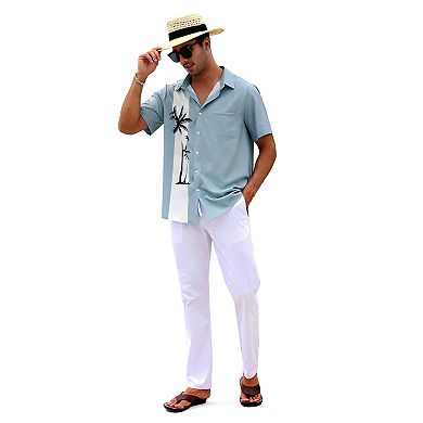 Men’s Short Sleeve Vintage Bowling Shirt