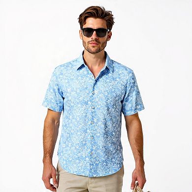 Men's Cotton Floral Beach Shirt