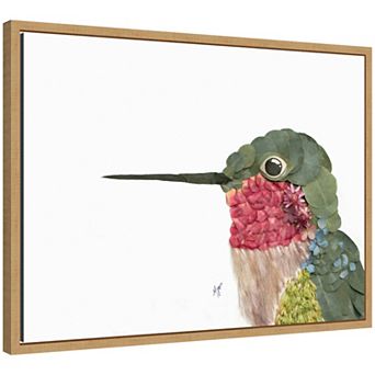 Hummingbird by Madeline Jeppesen Framed Canvas Wall Art Print
