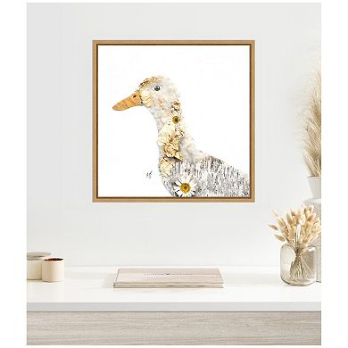 Duck No. 1 by Madeline Jeppesen Framed Canvas Wall Art Print