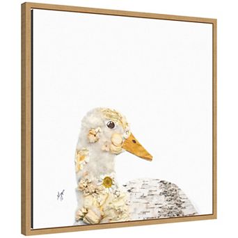 Duck No. 2 by Madeline Jeppesen Framed Canvas Wall Art Print