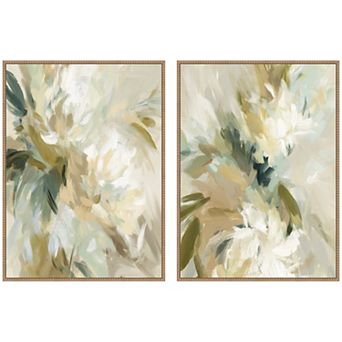 Garden No. 1 & No. 2 2 pc Framed Canvas Wall Art Set by Amy Lighthall