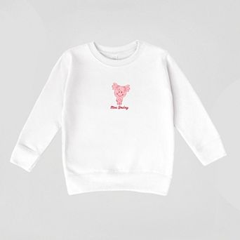 Mini Smiley Sending Love To You - Toddler Graphic Sweatshirt