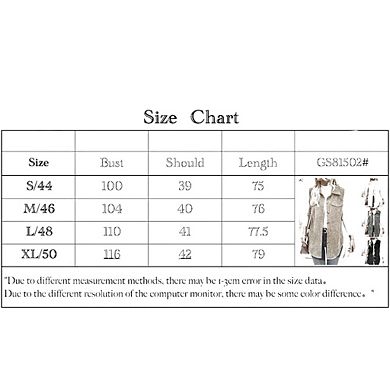 Womens Corduroy Vest Casual Sleeveless Button Down Open Front Jackets Blazer Outerwear Tops