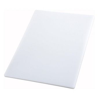 CBWT-1830 18"x30" White Cutting Board, 1/2" Thick - Medium Size