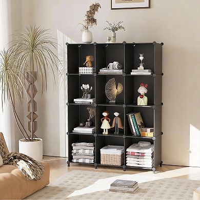 3pack Cube Storage Organizer Stackable Closet Shelves for Home