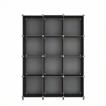 3pack Cube Storage Organizer Stackable Closet Shelves for Home