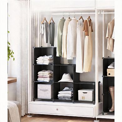 6 Pack Cube Modular Stackable Storage Shelves DIY Organizer