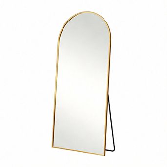 Arched Full Length Floor Mirror Leaning or Wall Mounted 71"L x 32"W
