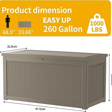 All-Weather Use Patio Storage Box