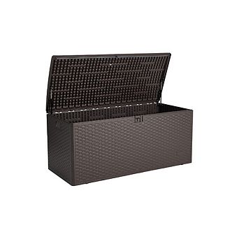 150-Gallon Brown Patio Storage Box