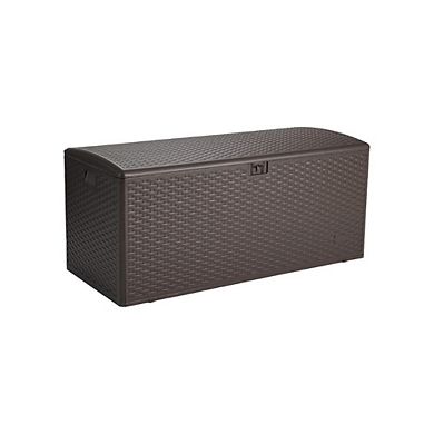 150-Gallon Brown Patio Storage Box
