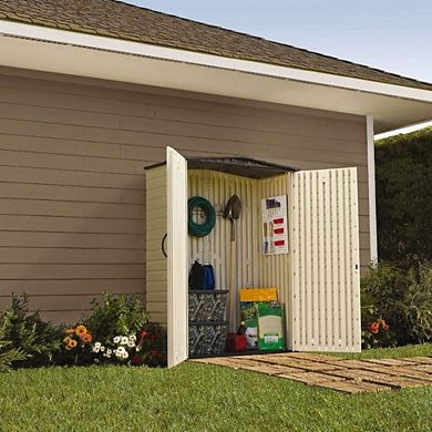 Vertical Resin Outdoor Storage Shed