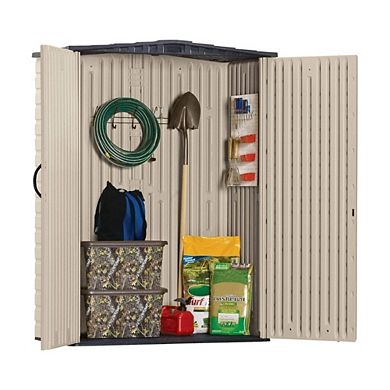 Vertical Resin Outdoor Storage Shed