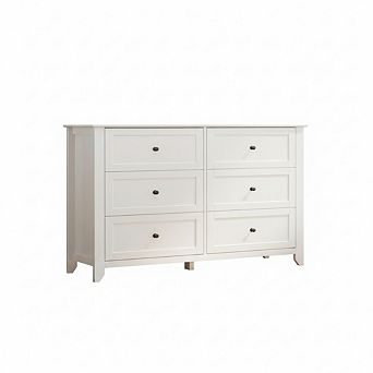 6 Chest of Drawer Dresser, Modern and Stylish Dresser, Nickel Round Handle,for Bedroom, Living Room