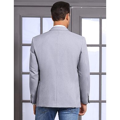 Men's Casual Blazer Sport Coat Lightweight Two Button Business Jackets