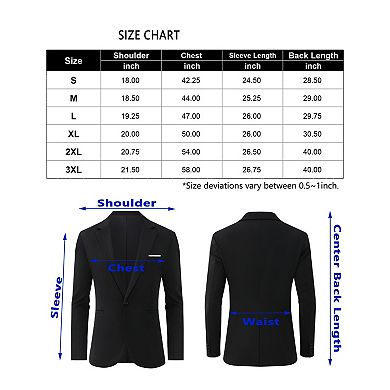 Men's Casual Blazer Casual Coat Buttons Suit Jackets