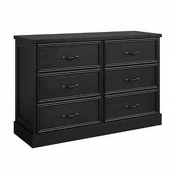 6 Drawer Dresser, Modern Drawer Bedside Table Storage Cabinet Ideal for Bedroom Organization