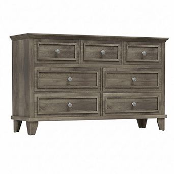 7 Drawer Dresser for Bedroom, Chest of Drawers with Deep Drawers, for Hallway, Entryway, Closet