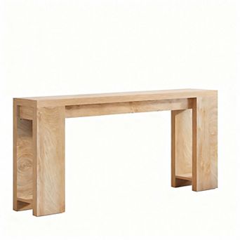 Farmhouse Entryway Console Table, 70.9" Long, Multi-Use