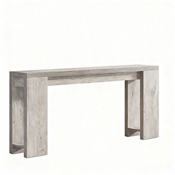 Farmhouse Entryway Console Table, 70.9" Long, Multi-Use