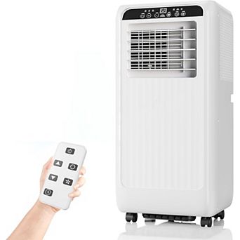 8000 BTU 3-in-1 Portable AC for Up to 350 Sq.Ft - Quiet with Remote