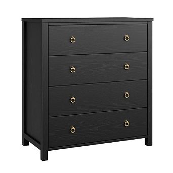 Dresser for Bedroom Chest of Dressers Tall Dresser for Closet with 4 Drawers Nightstand
