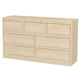 7-Drawer Dresser, Large Storage Wood Chest for Bedroom & Living Room