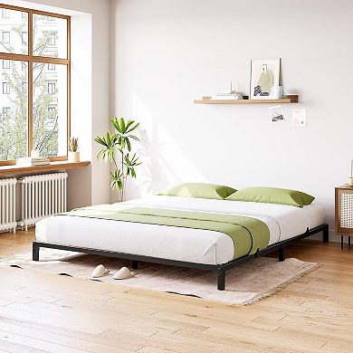 Heavy Duty Metal Platform Bed Frame, Sturdy Noise-Free Strong Bearing Capacity,