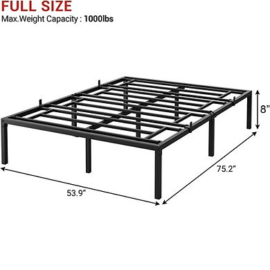 Heavy Duty Metal Platform Bed Frame, Sturdy Noise-Free Strong Bearing Capacity,