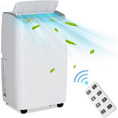 14,000 BTU 4-in-1 Smart Portable Air Conditioner, Cools 750 Sq Ft, Remote, 24H Timer