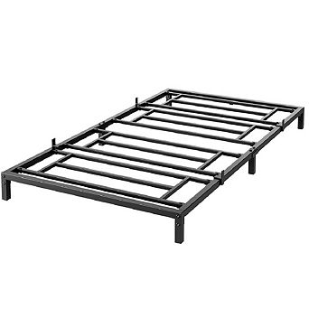 Heavy Duty Metal Platform Bed Frame with Under-Bed Storage, Noise Free Steel Slats Support